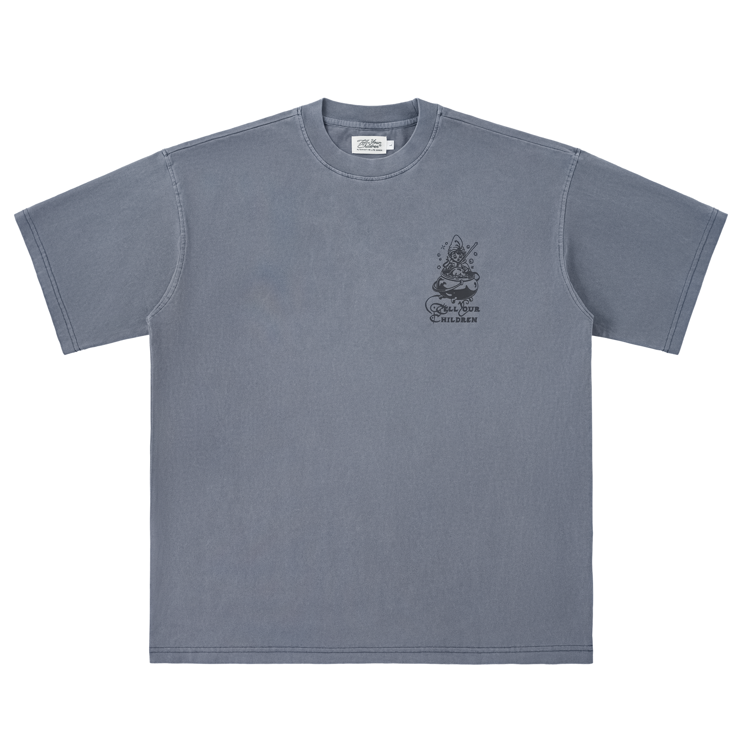FOREST ELF TEE - FADED BLUE
