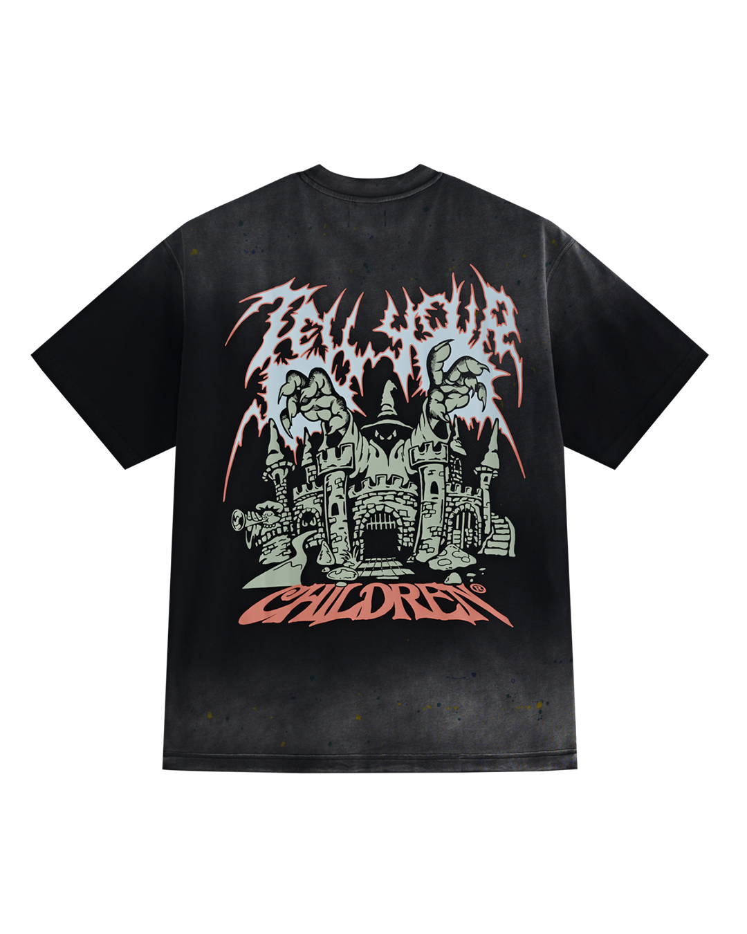 SMOKY CASTLE TEE - DARK FOG