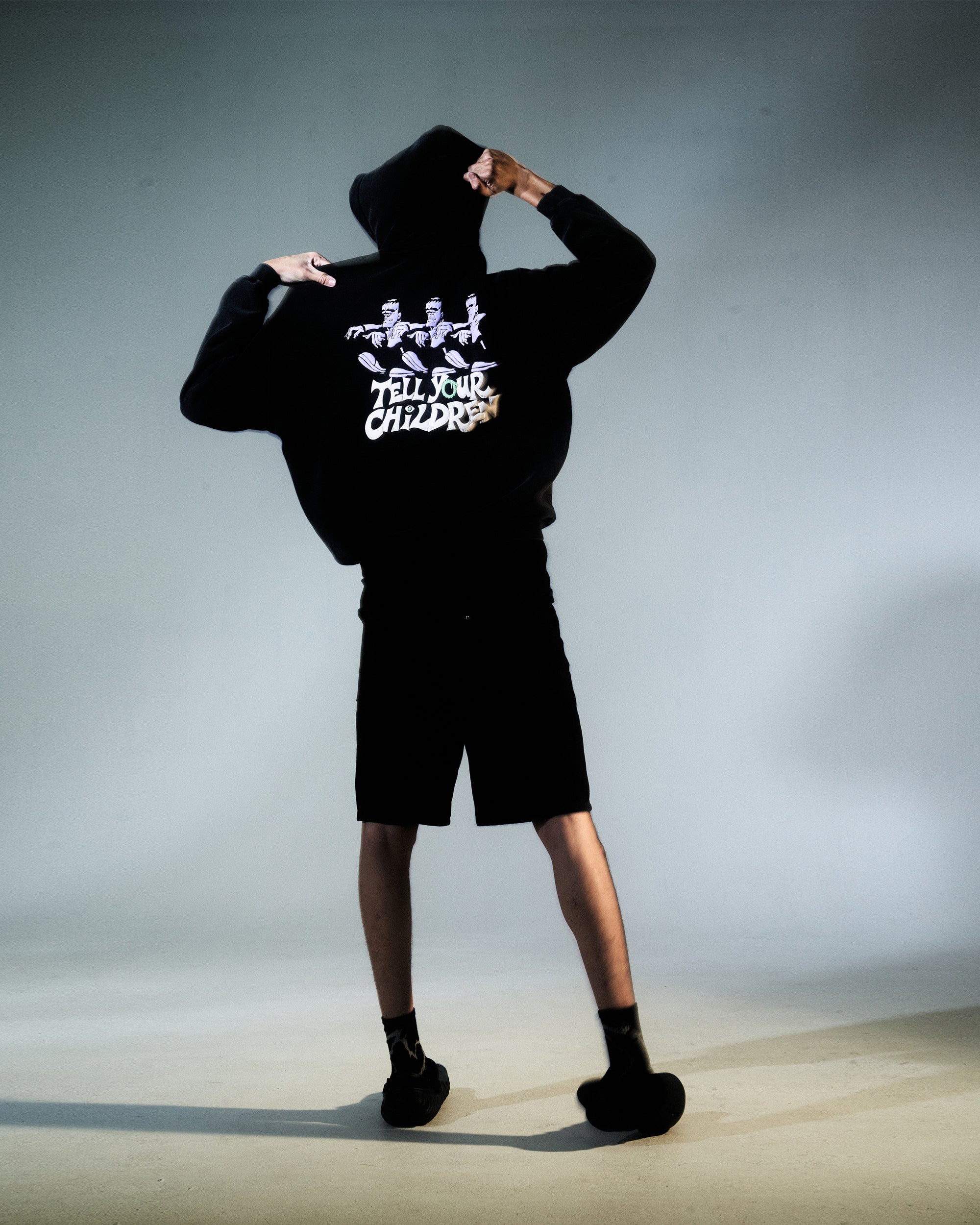 FRANKIE HOODIE - WASHED GREY