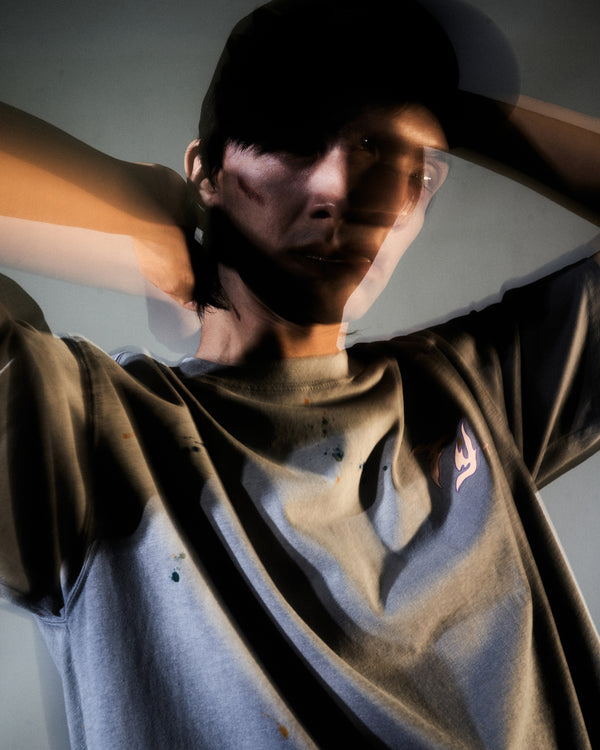 SMOKY CASTLE TEE - CLOUDY SKY