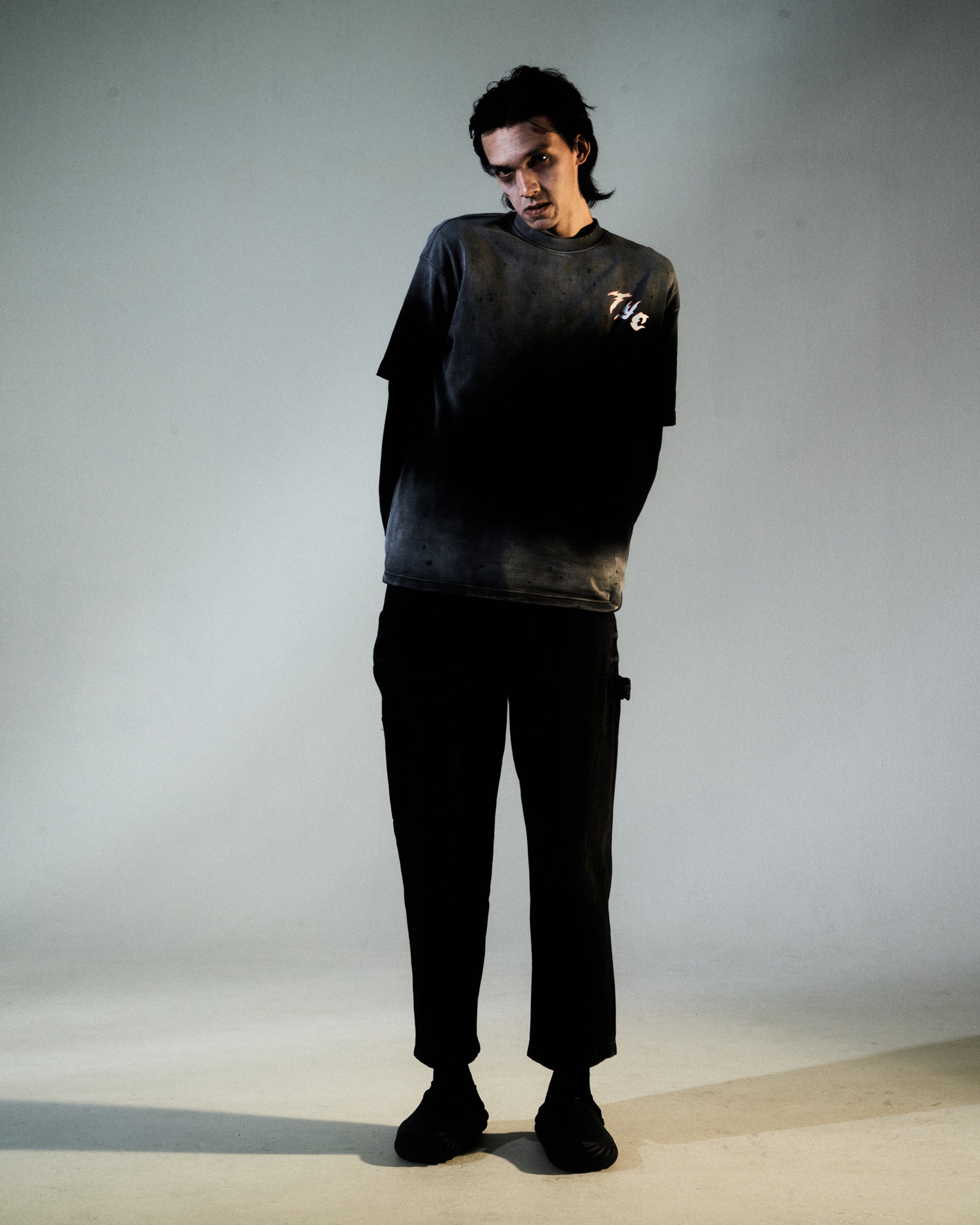 SMOKY CASTLE TEE - DARK FOG