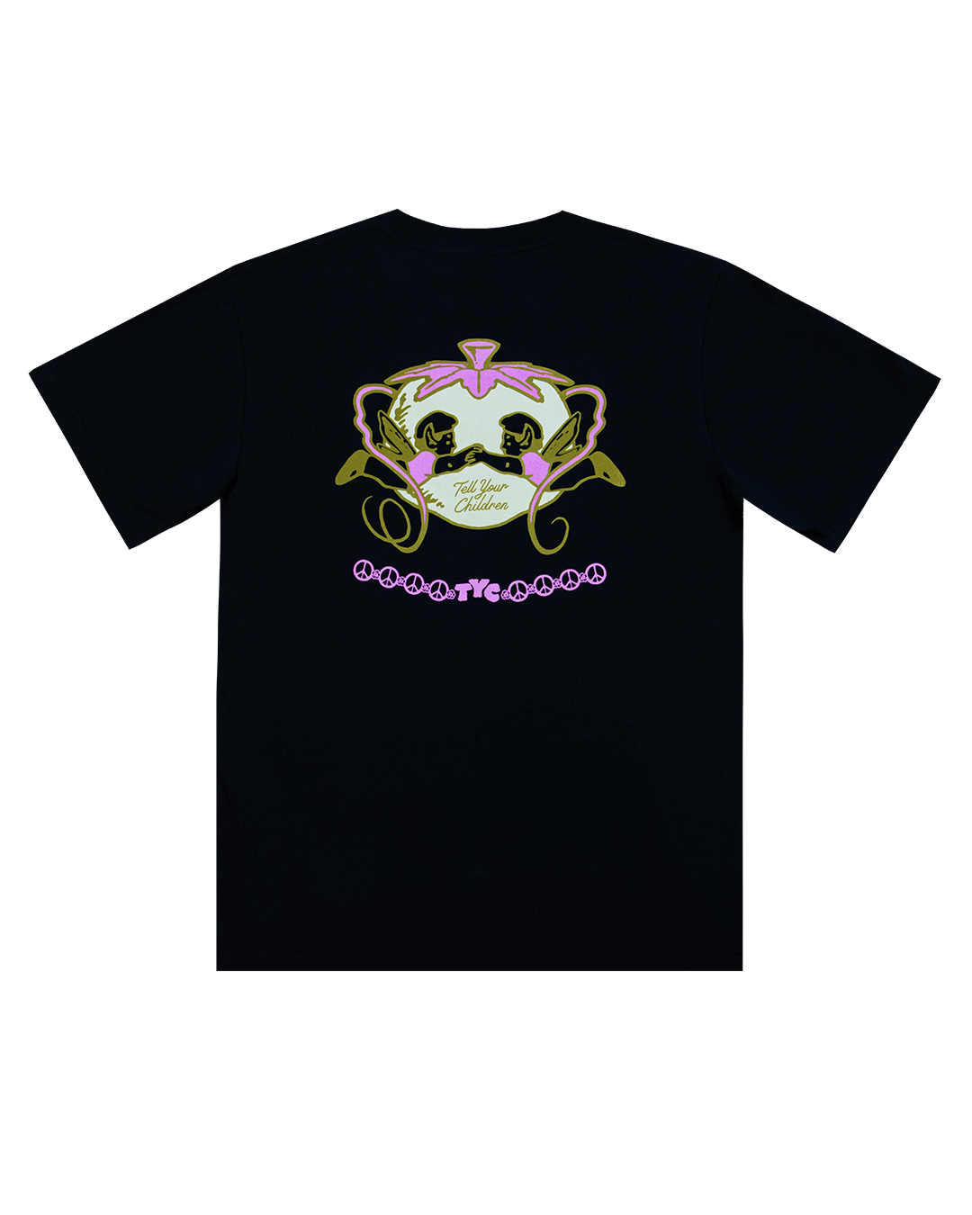 WHIMSICAL FANTASY TEE - BLACK