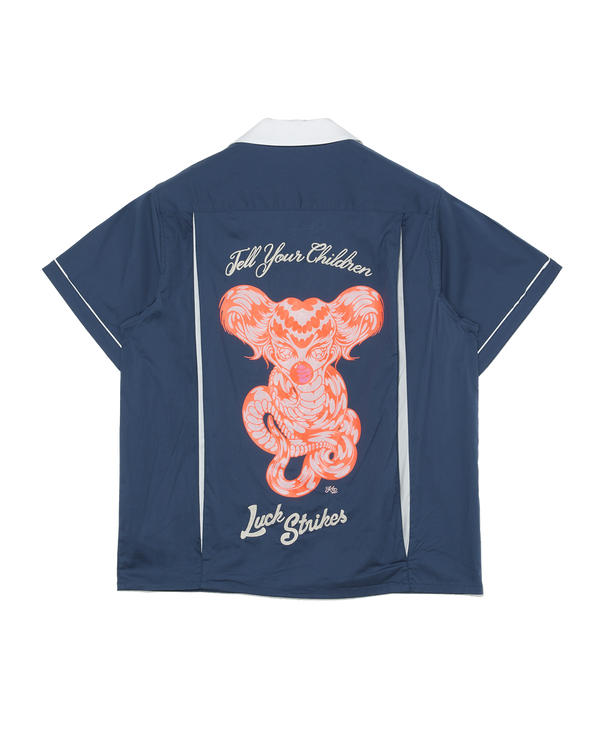 TYC X KRISTAL MELSON "LUCK STRIKES" BOWLING SHIRT