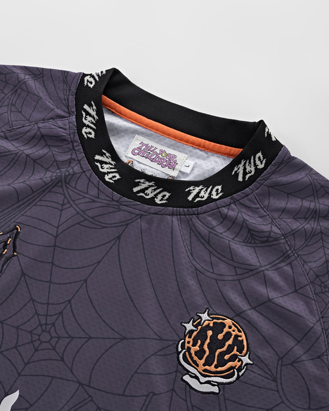 COBWEB JERSEY - DEEP PURPLE
