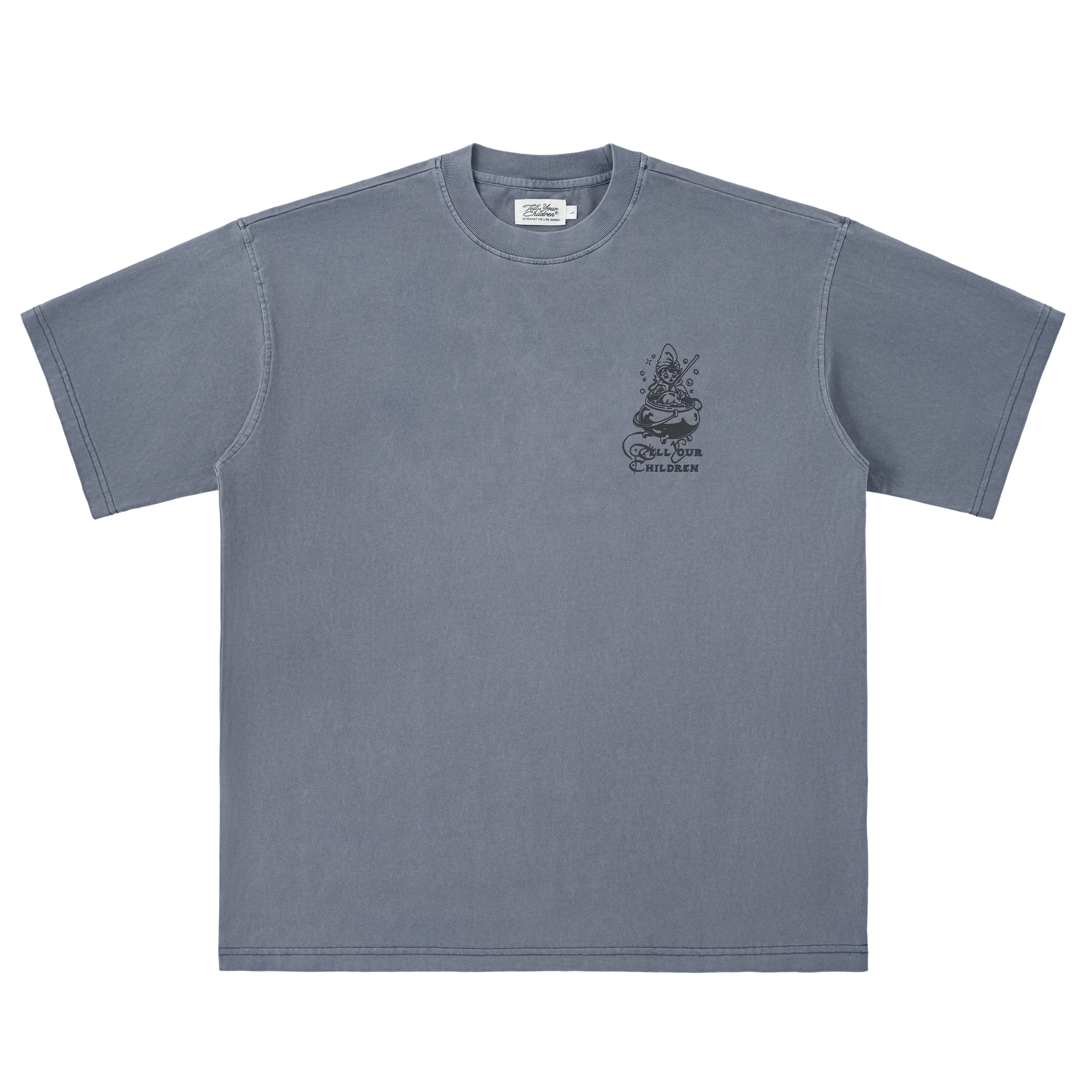 FOREST ELF TEE - FADED BLUE