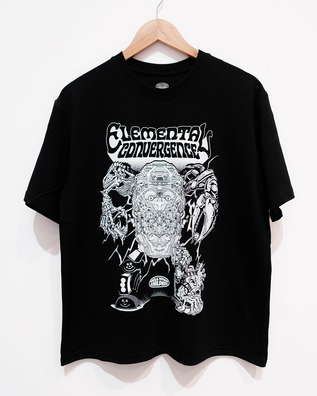 ELEMENTAL CONVERGENCE TEE - BLACK