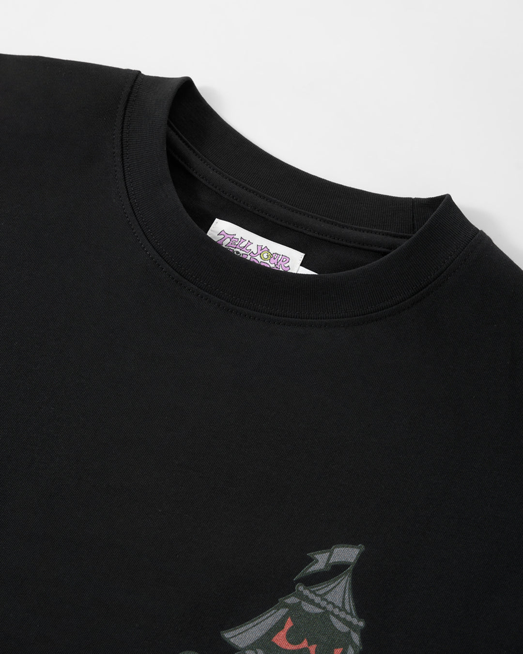 SHADOWS STIR LONGSLEEVE TEE - BLACK