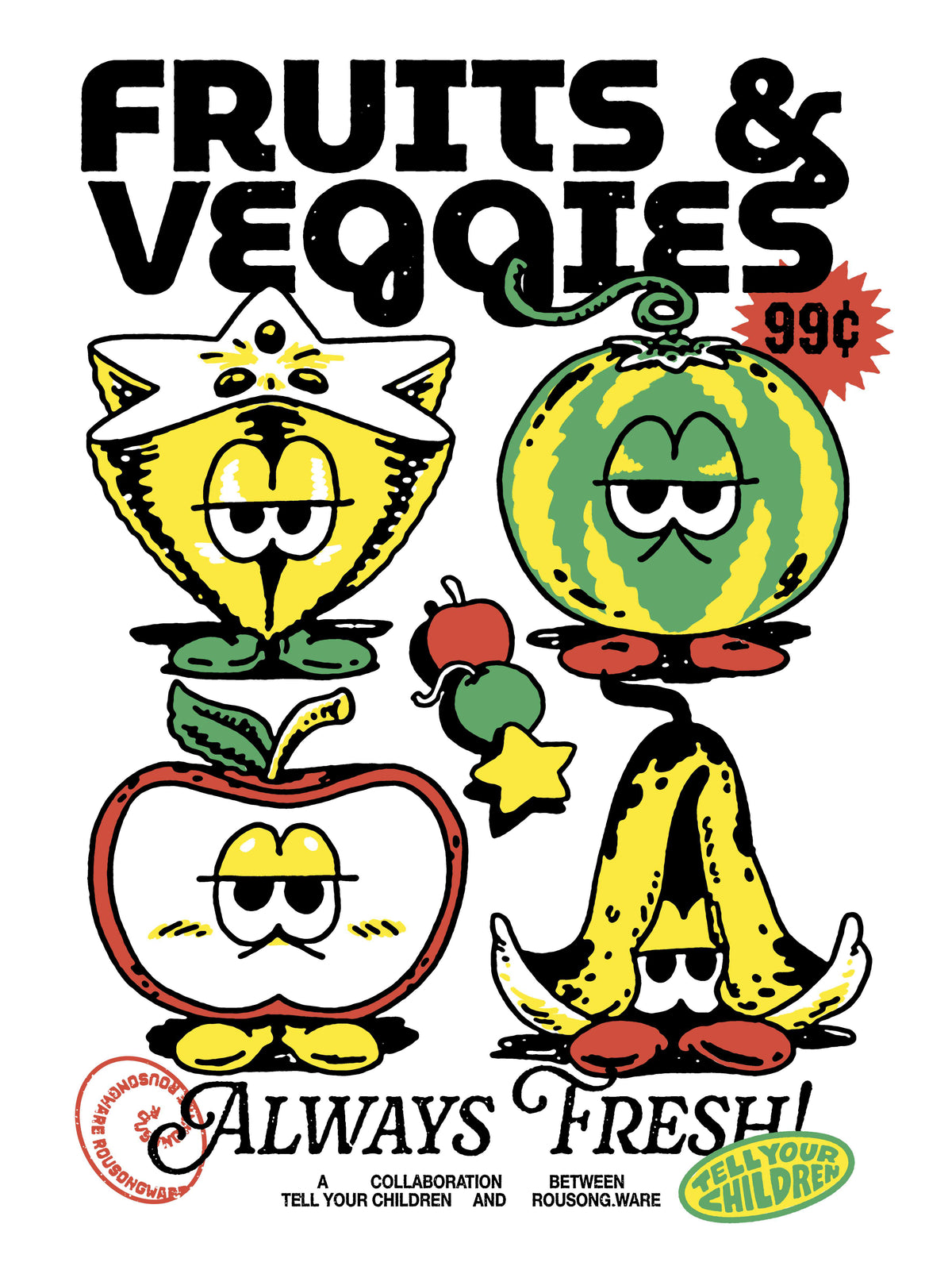 FRUITS N VEGGIES POSTER