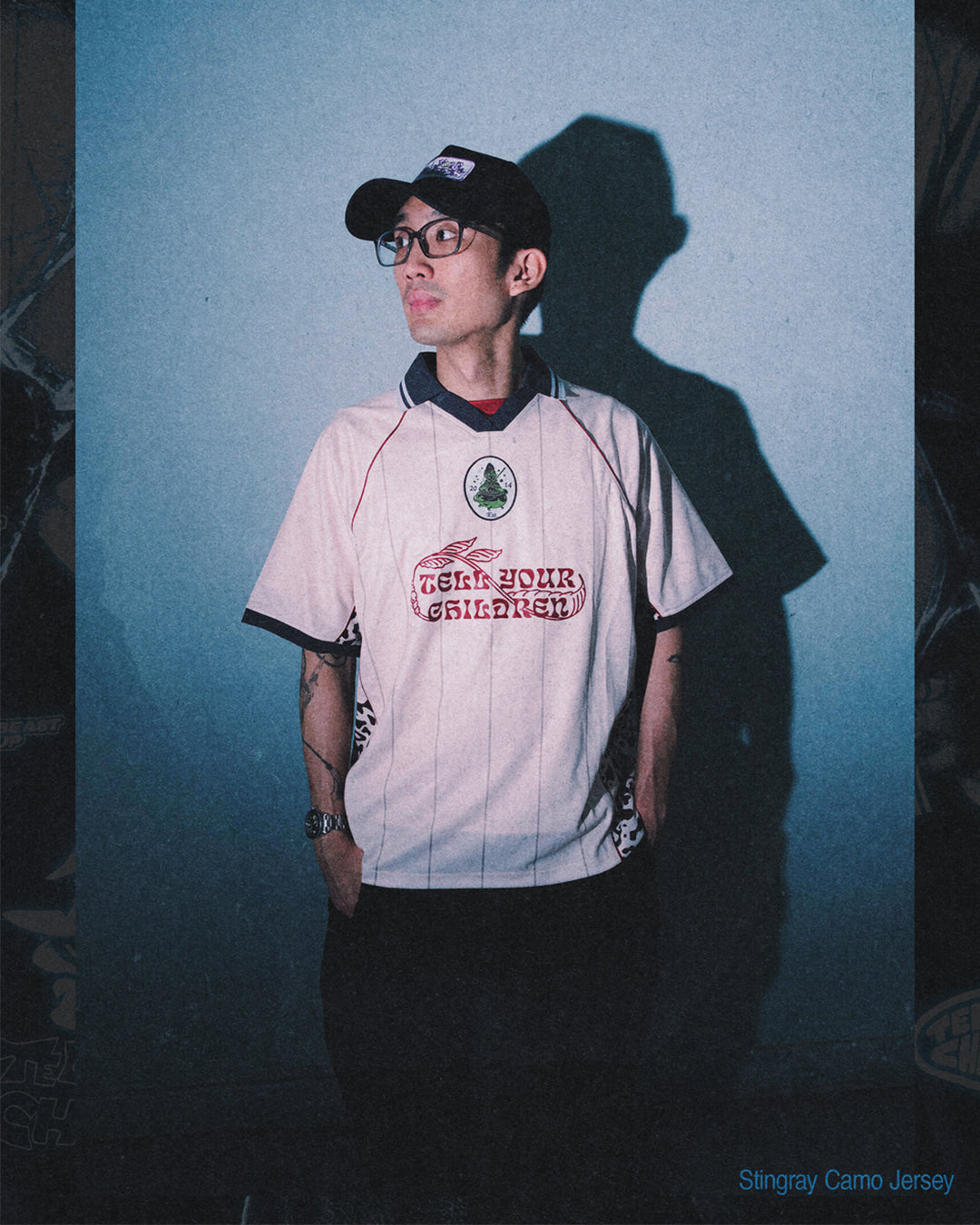 STINGRAY CAMO JERSEY - CREAM