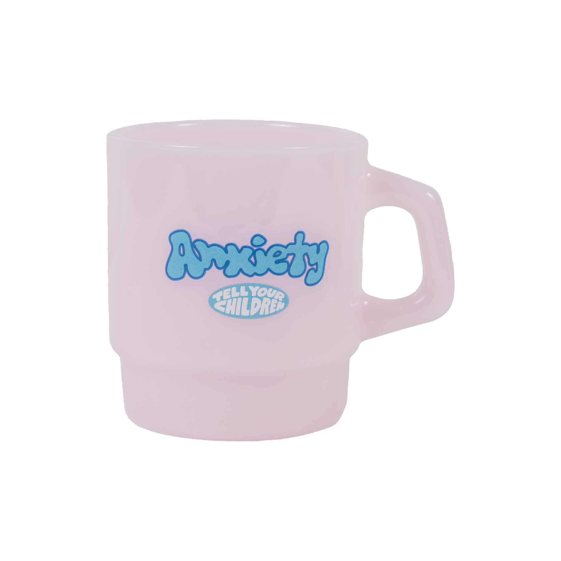 ANXIETY JADEITE CUP - PASTEL PINK