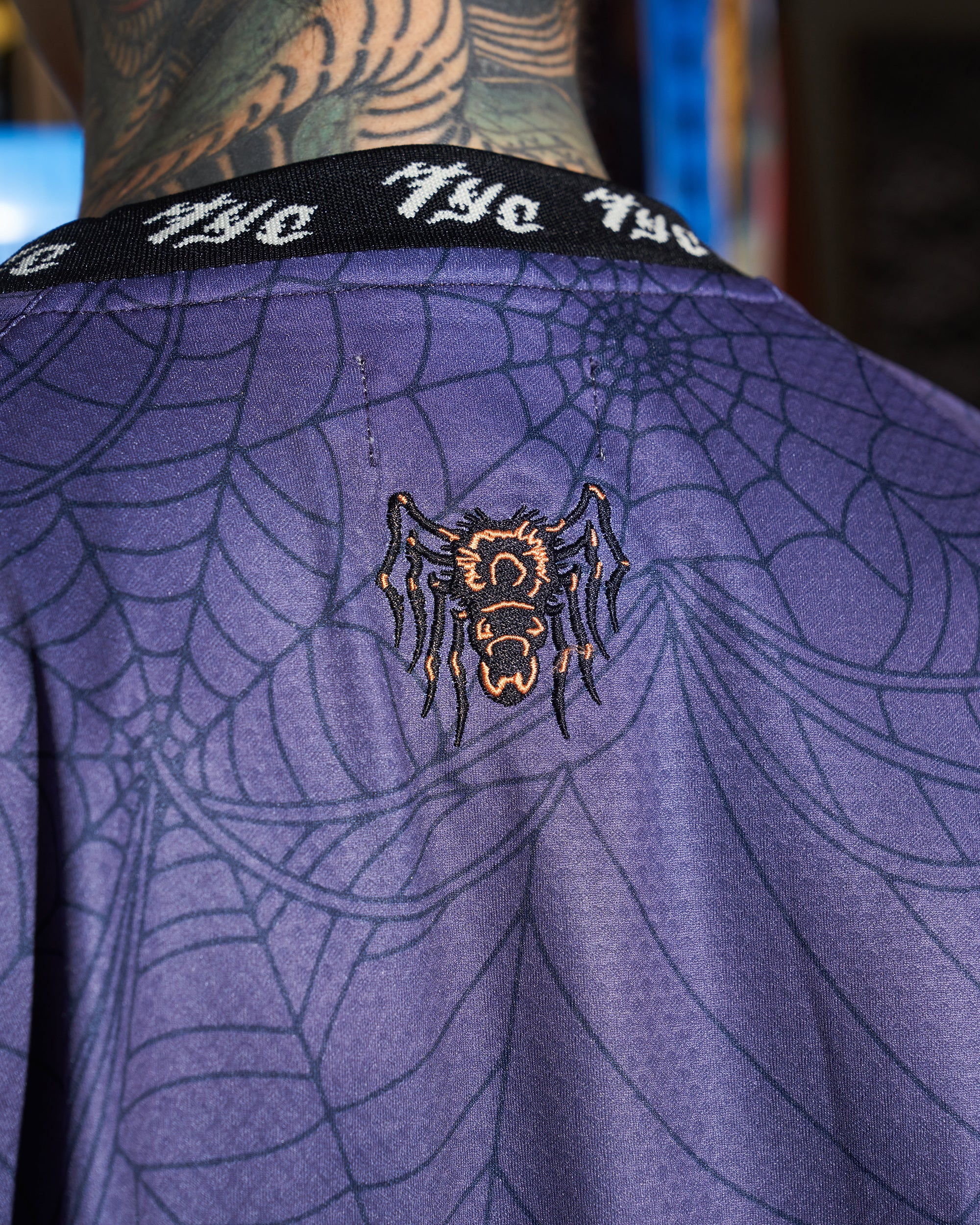 COBWEB JERSEY - DEEP PURPLE