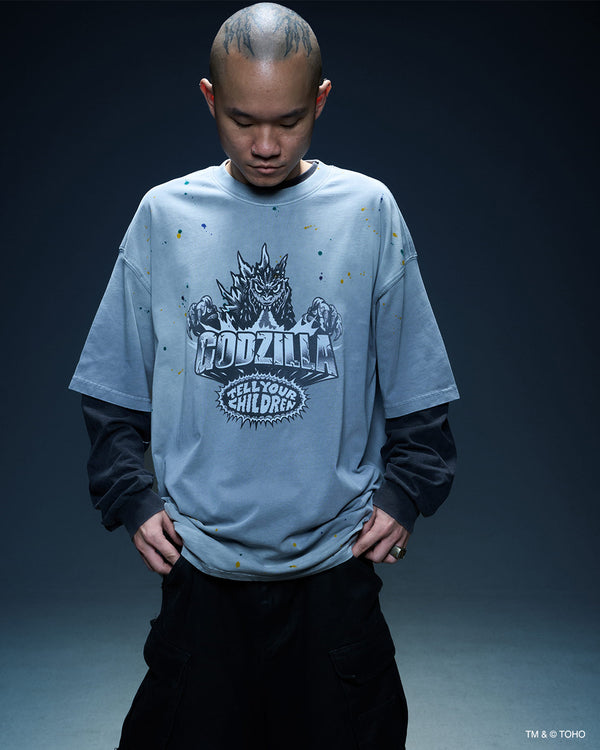 HEAT RAY TEE - CLOUDY SKY