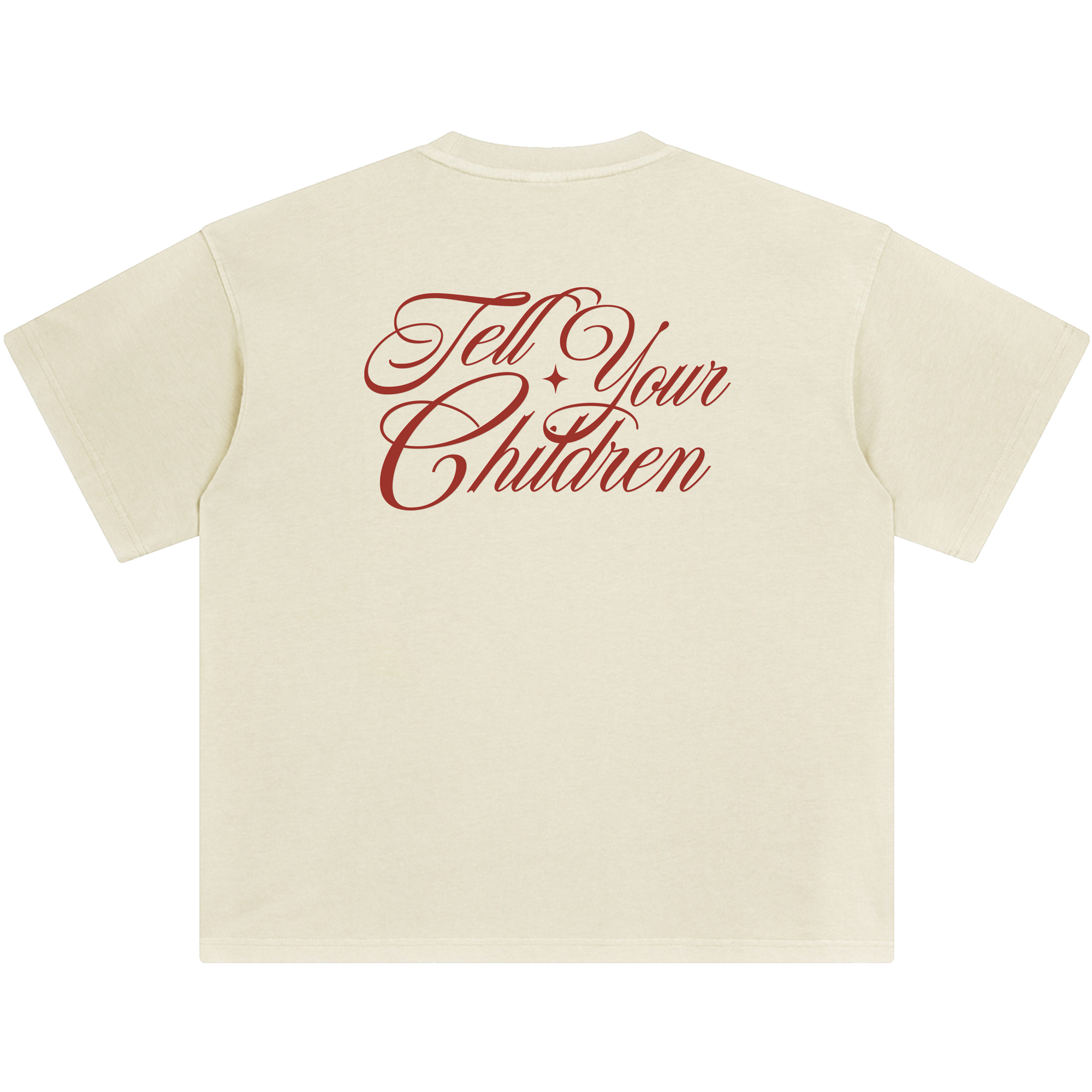 SCRIPT WORDMARK TEE - OFF WHITE