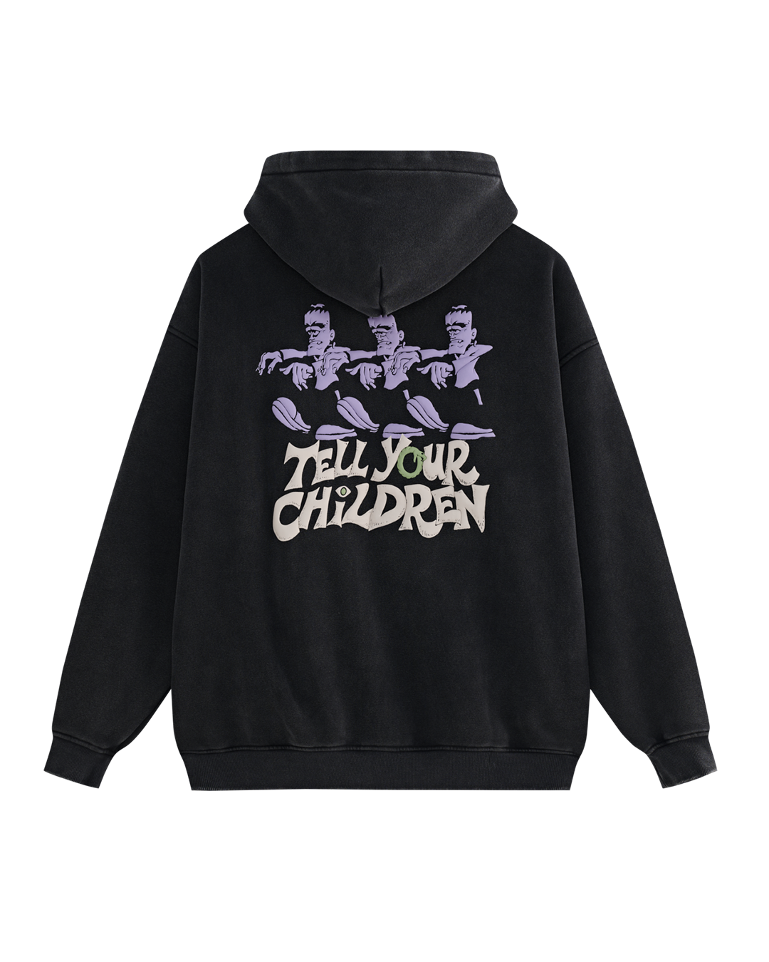 FRANKIE HOODIE - WASHED GREY