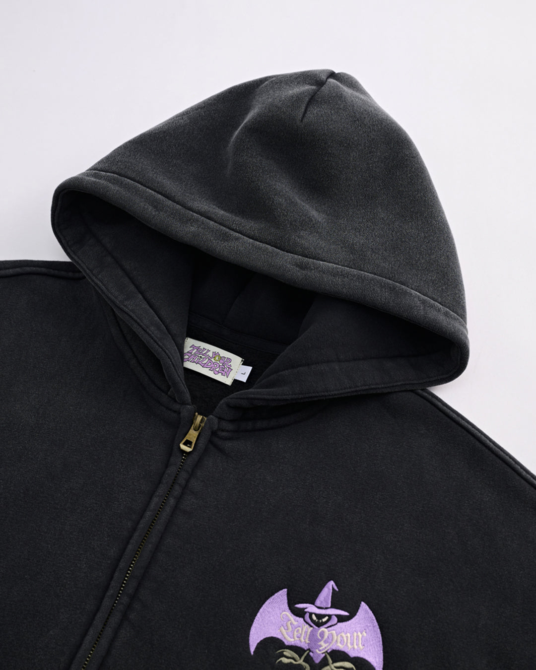 FRANKIE HOODIE - WASHED GREY