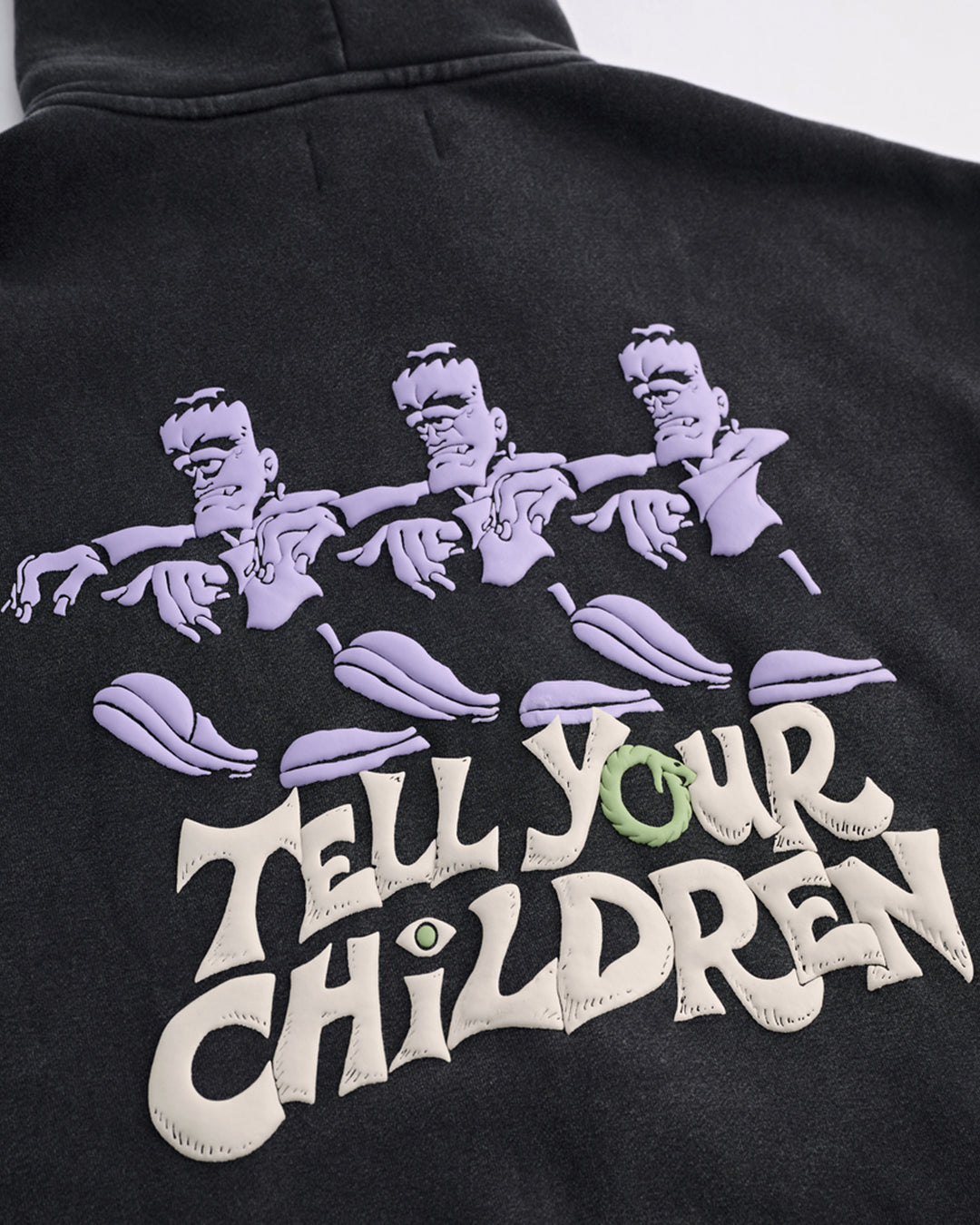 FRANKIE HOODIE - WASHED GREY