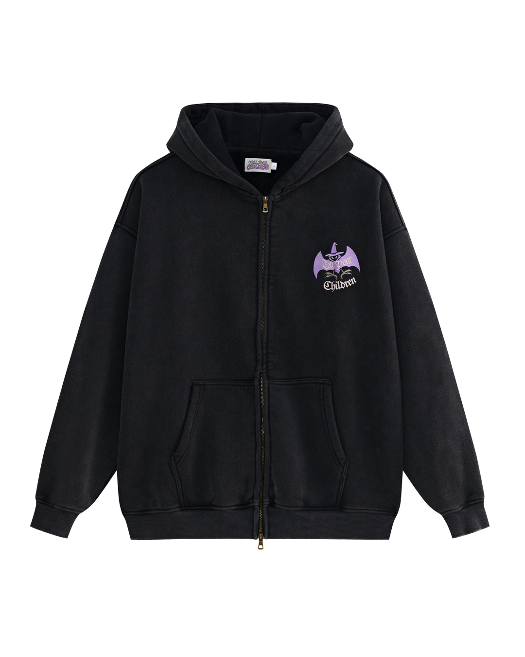 FRANKIE HOODIE - WASHED GREY