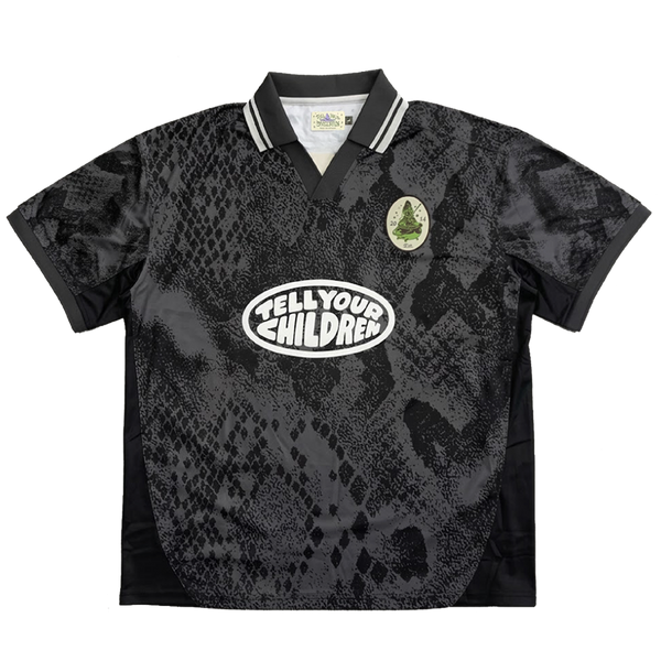 SNAKESKIN CAMO JERSEY - BLACK