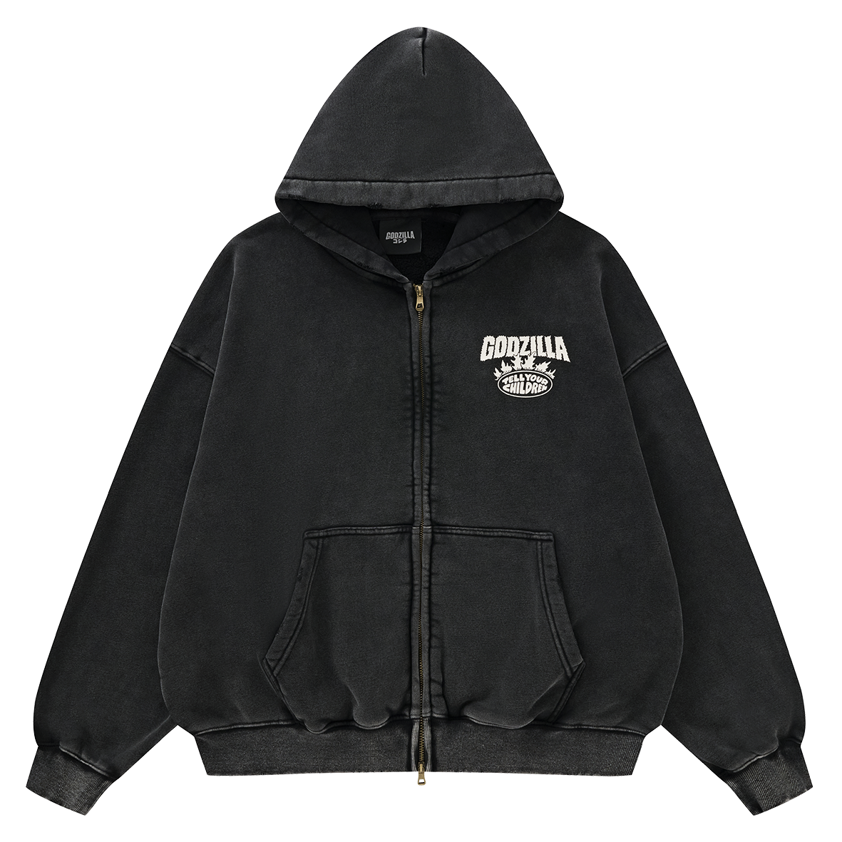 TOWERING GODZILLA HOODIE - DARK FOG