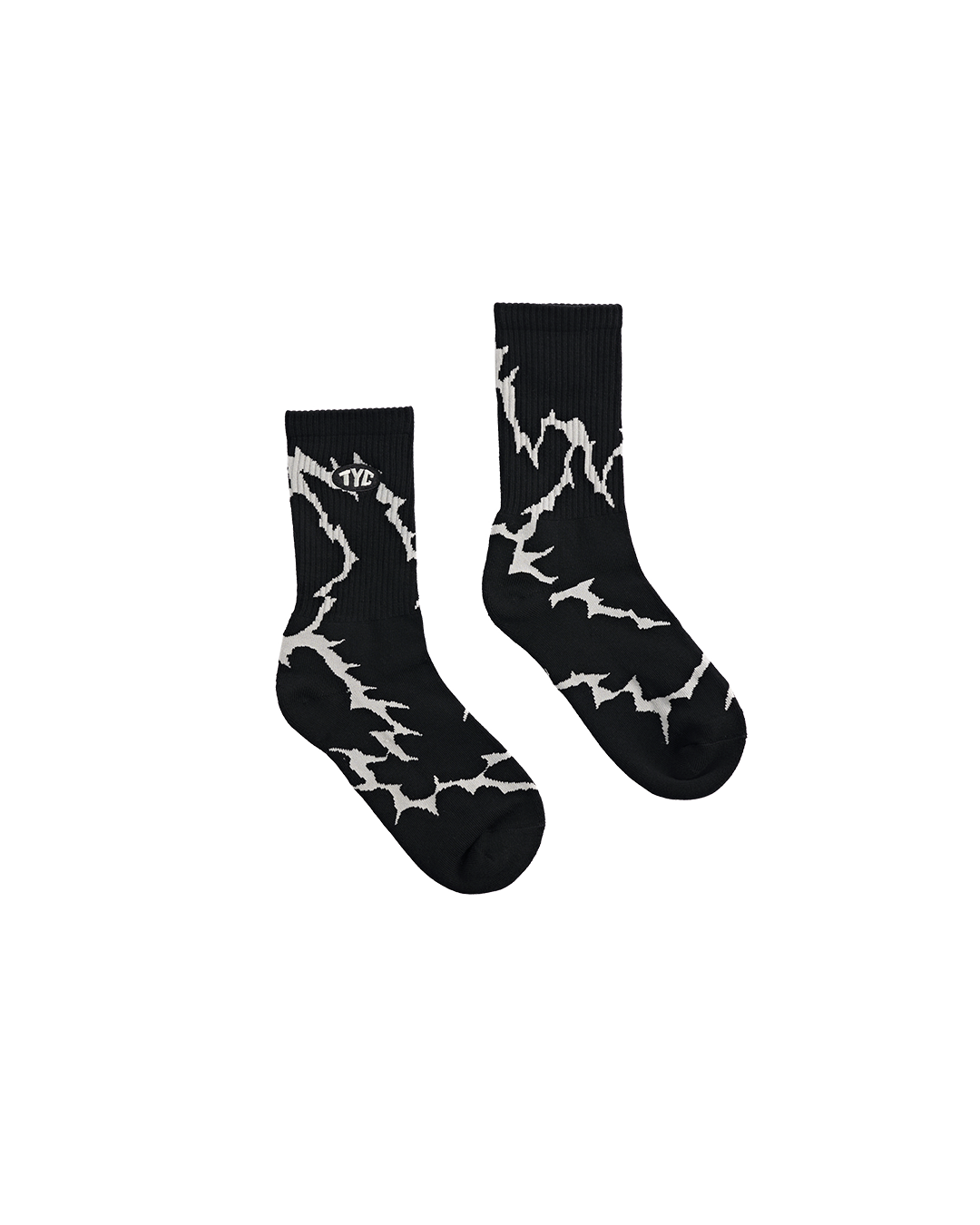 LIGHTNING SOCKS - BLACK