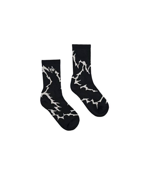 LIGHTNING SOCKS - BLACK