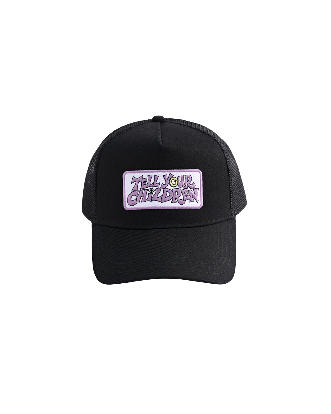 OUROBOROS PATCH TRUCKER CAP - BLACK