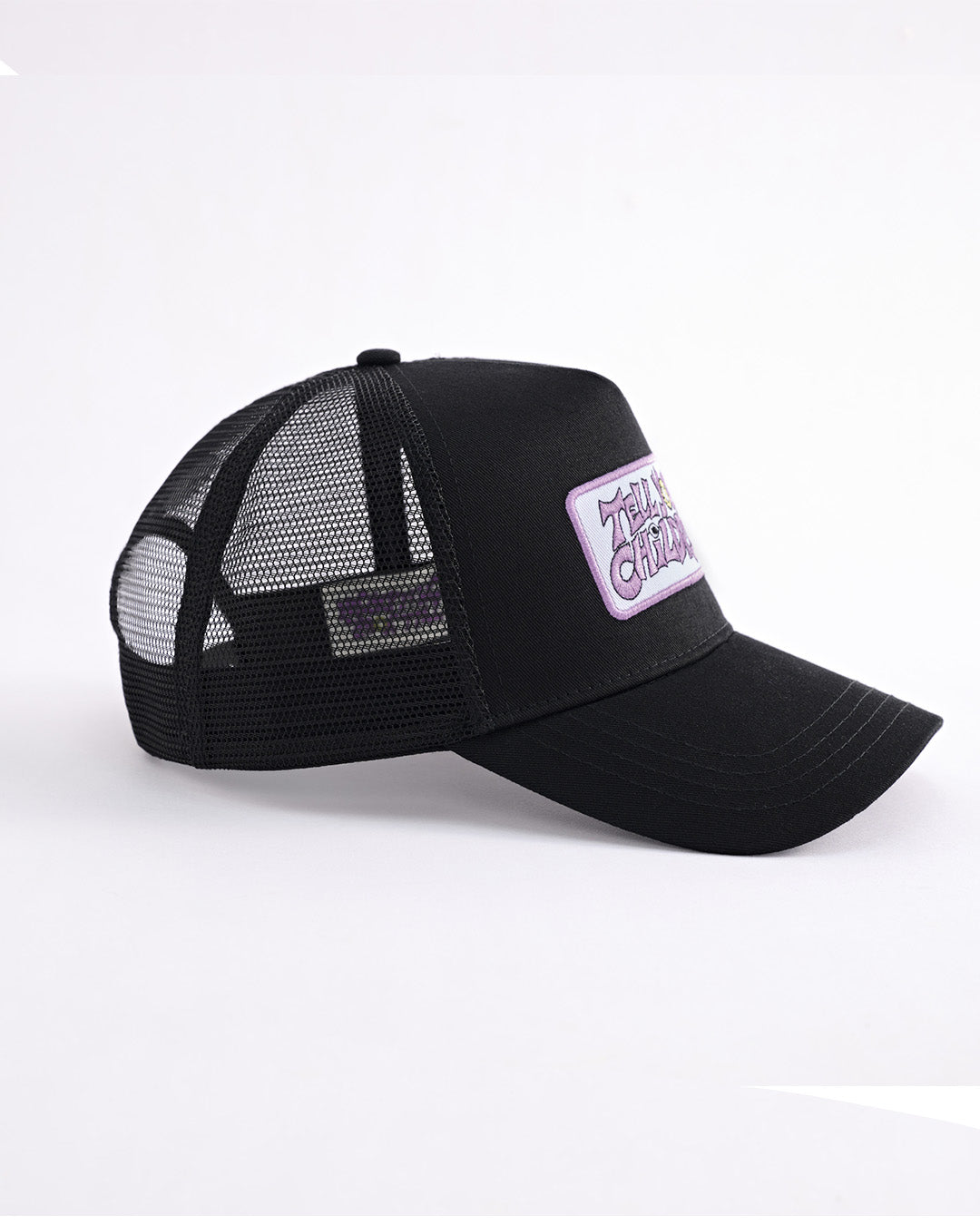 OUROBOROS PATCH TRUCKER CAP - BLACK