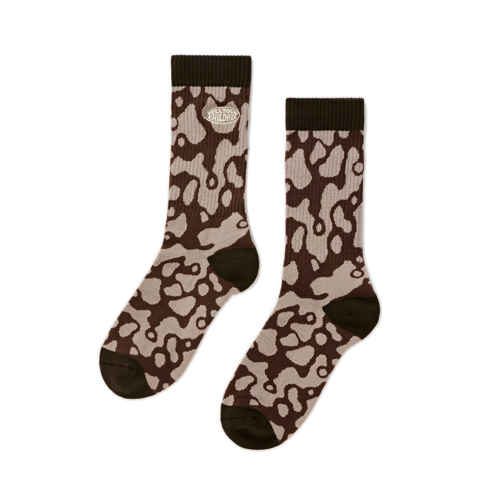STINGRAY CAMO SOCKS - BROWN