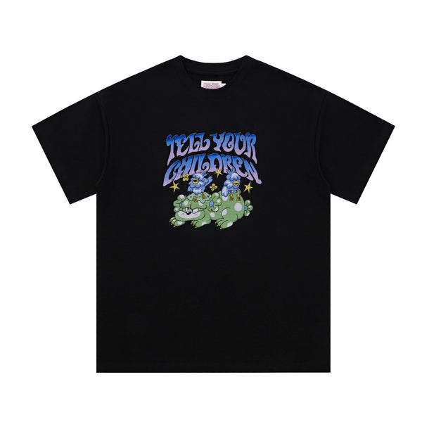 BIRD & BEAR TEE - BLACK