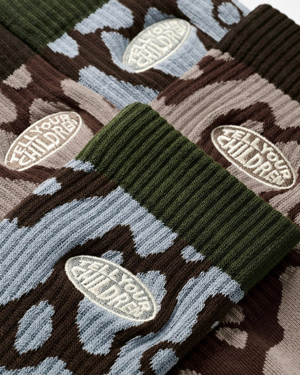 STINGRAY CAMO SOCKS - BROWN