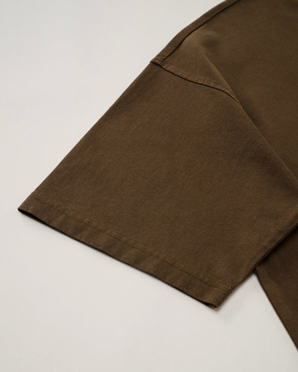 SPELLOUT TEE - BROWN
