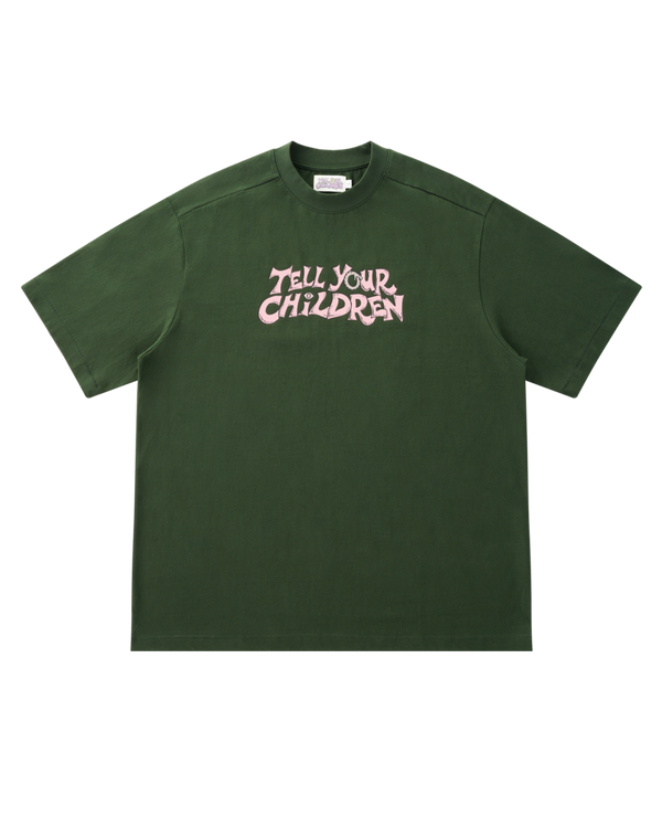 SNAKE EYES TEE - FOREST GREEN
