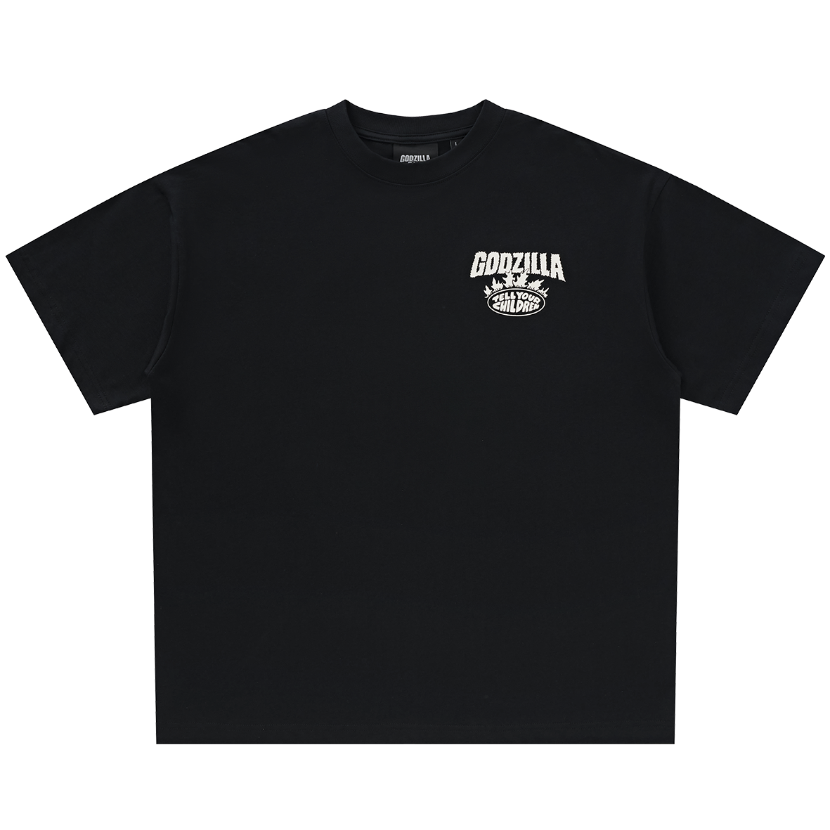 TOWERING GODZILLA TEE - BLACK