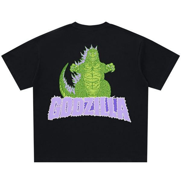 TOWERING GODZILLA TEE - BLACK