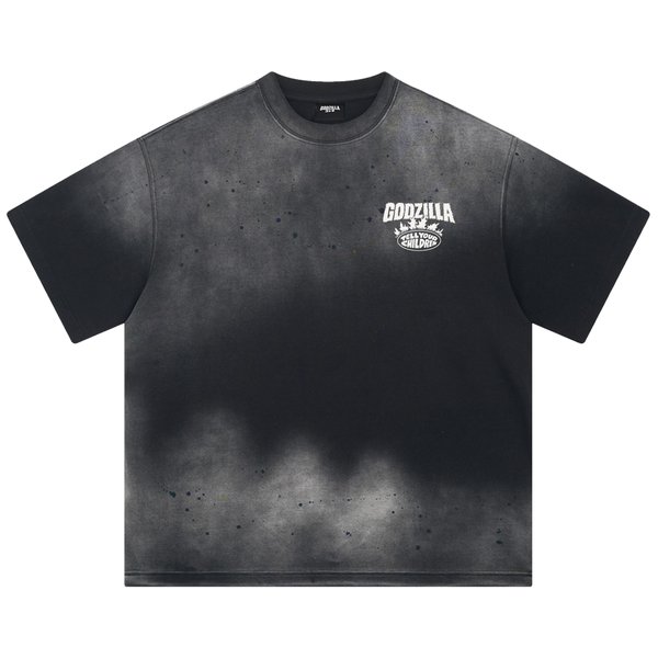 TOWERING GODZILLA TEE - DARK FOG