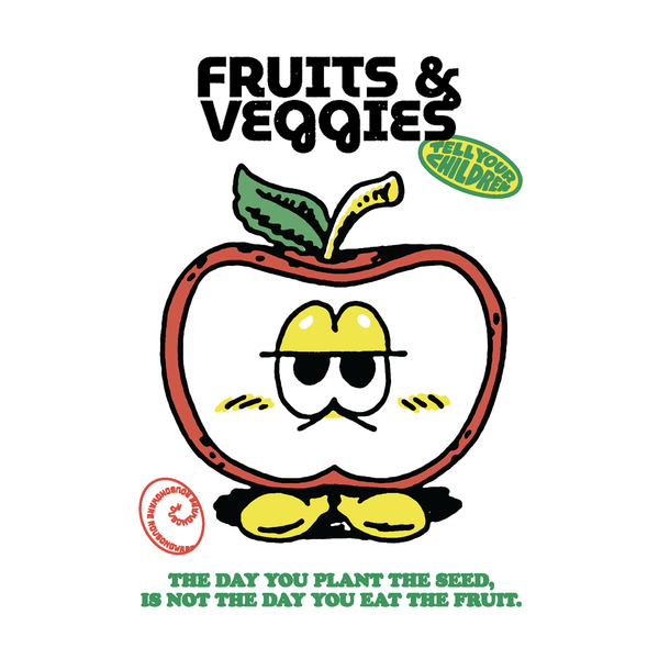 FRUITS N VEGGIES POSTCARDS
