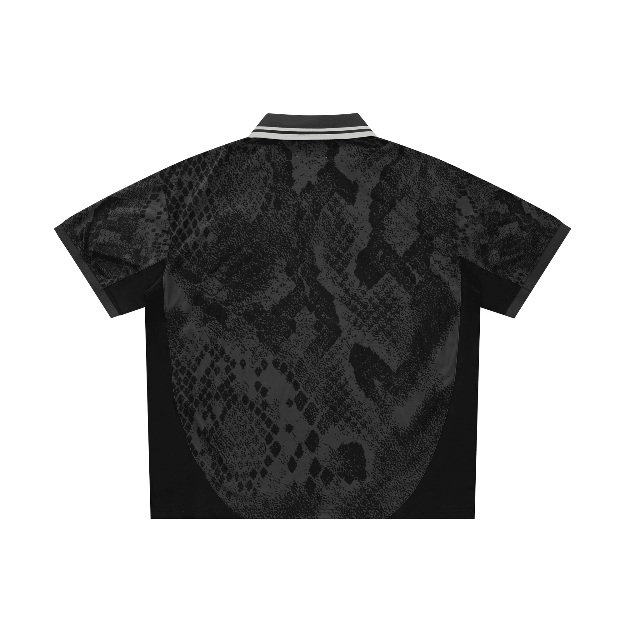 SNAKESKIN CAMO JERSEY - BLACK