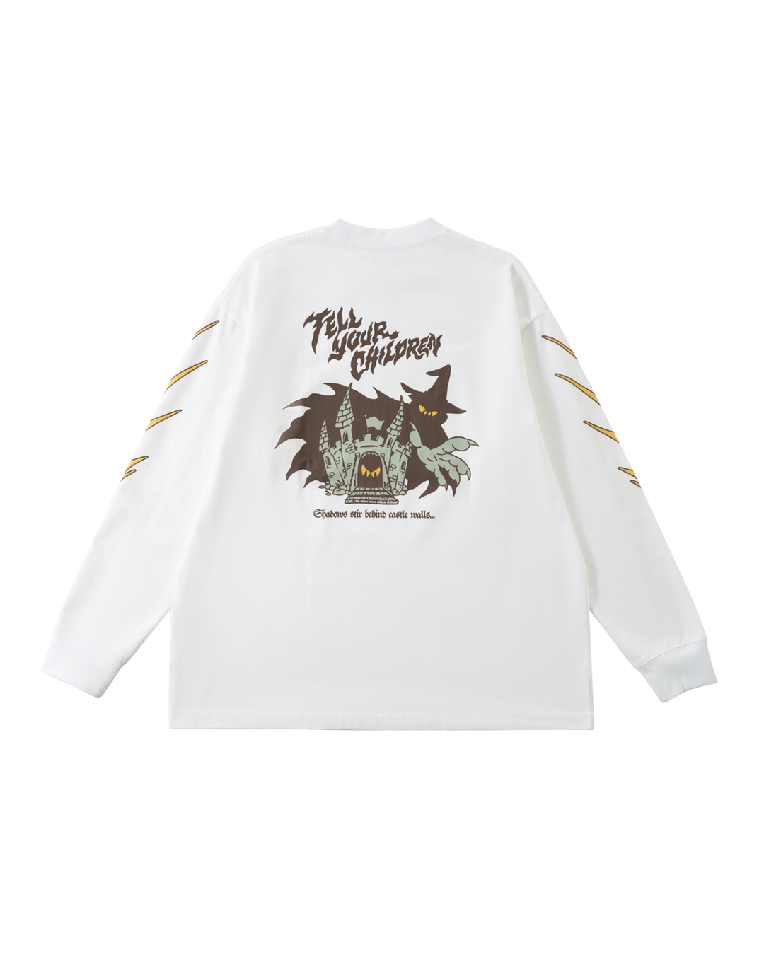 SHADOWS STIR LONGSLEEVE TEE - WHITE