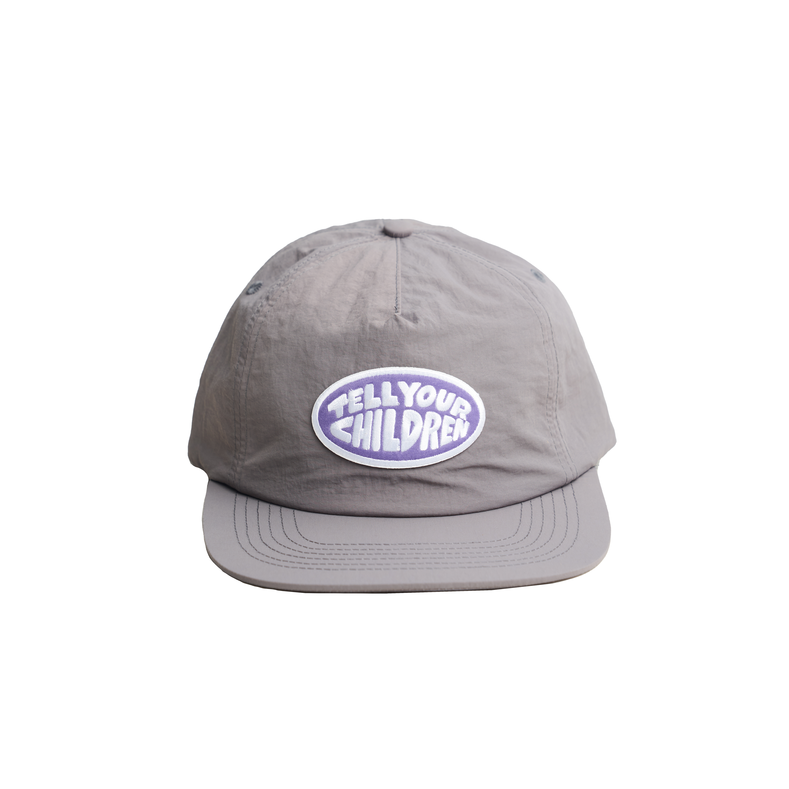 TYC EMBROIDERED LOGO PATCH CAP - GREY