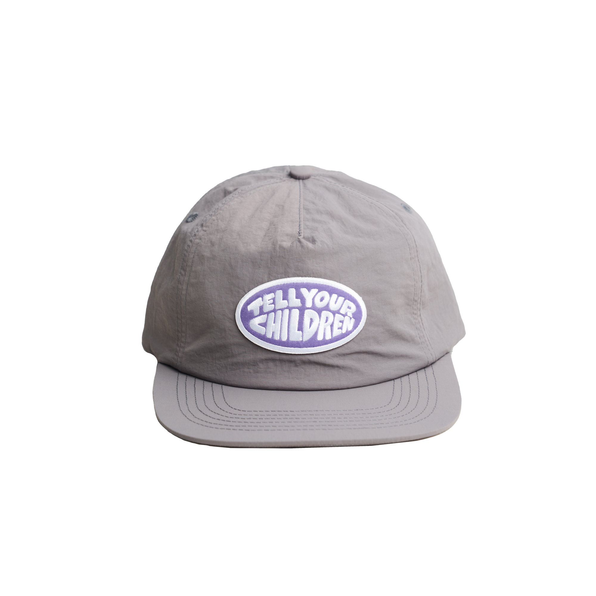 TYC EMBROIDERED LOGO PATCH CAP - GREY