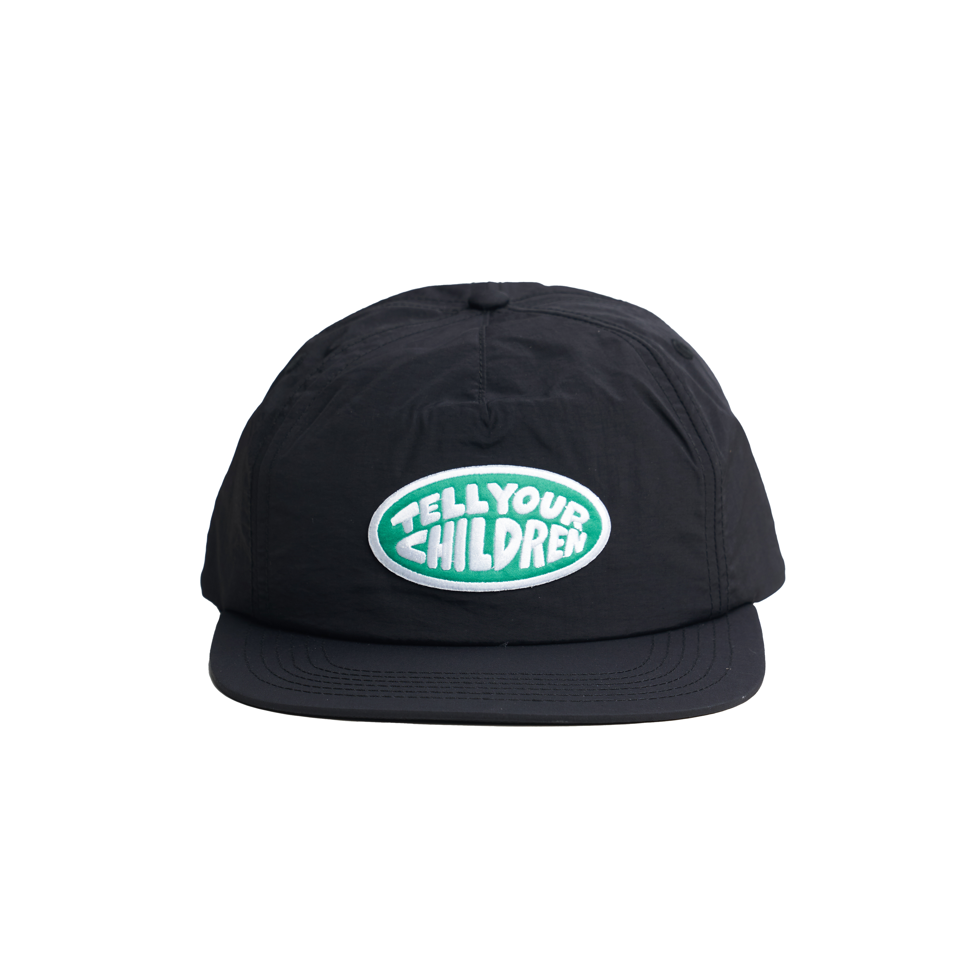 TYC EMBROIDERED LOGO PATCH CAP - BLACK