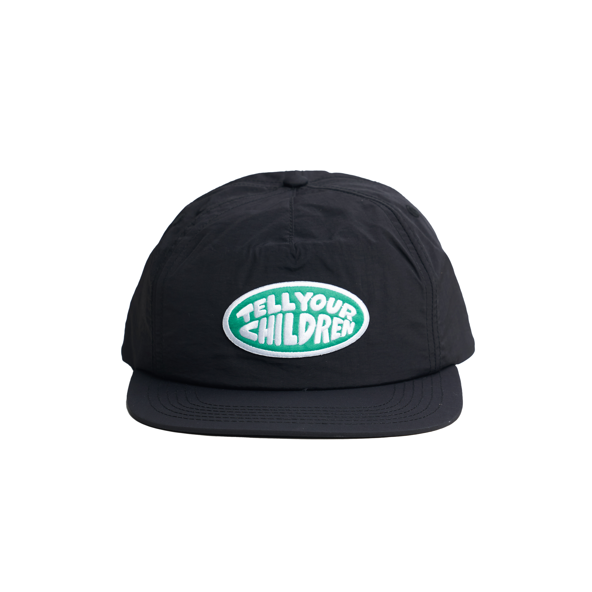 TYC EMBROIDERED LOGO PATCH CAP - BLACK
