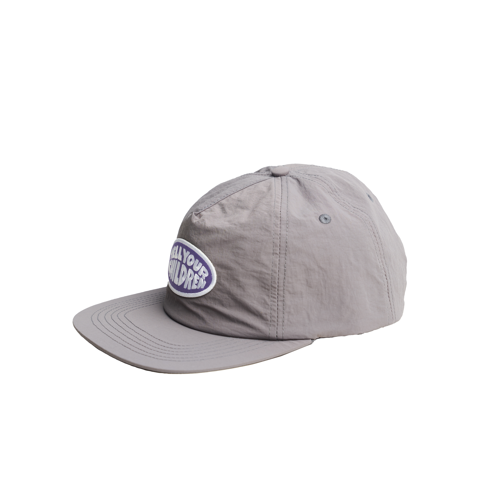 TYC EMBROIDERED LOGO PATCH CAP - GREY