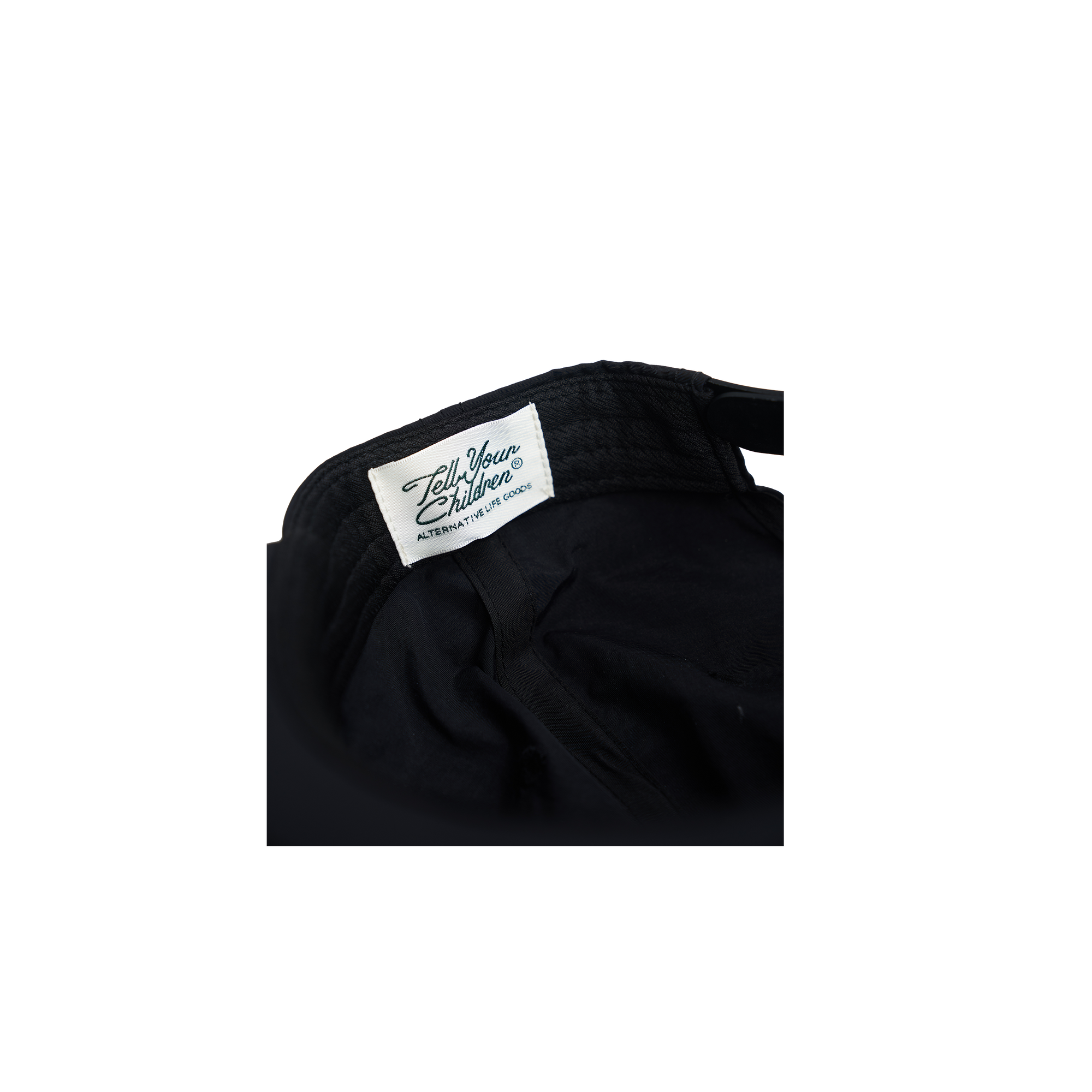 TYC EMBROIDERED LOGO PATCH CAP - BLACK