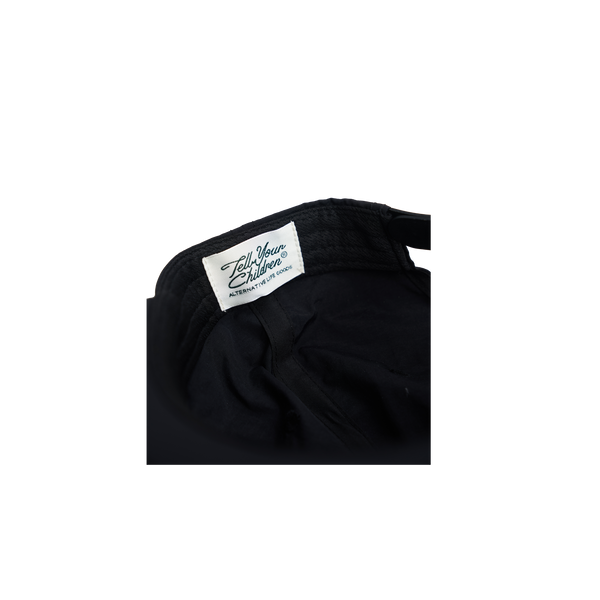 TYC EMBROIDERED LOGO PATCH CAP - BLACK