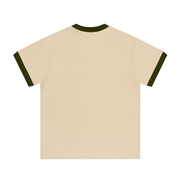 FLYING RATS RINGER TEE - CREAM