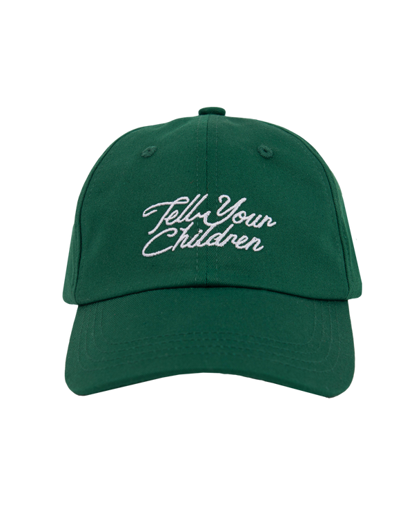 TYC SCRIPT LOGO CAP - FOREST GREEN