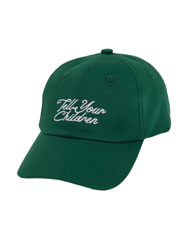 TYC SCRIPT LOGO CAP - FOREST GREEN