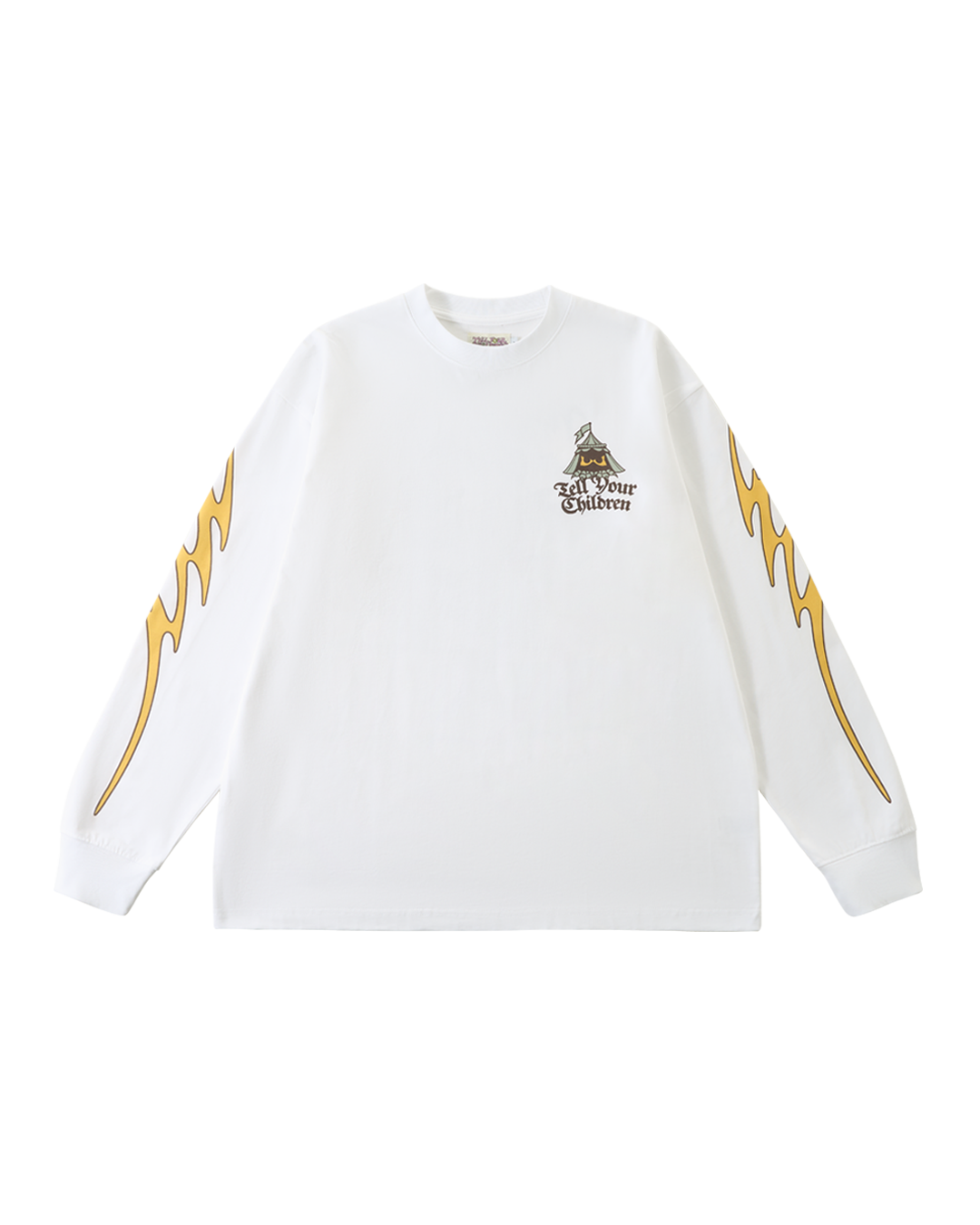 SHADOWS STIR LONGSLEEVE TEE - WHITE