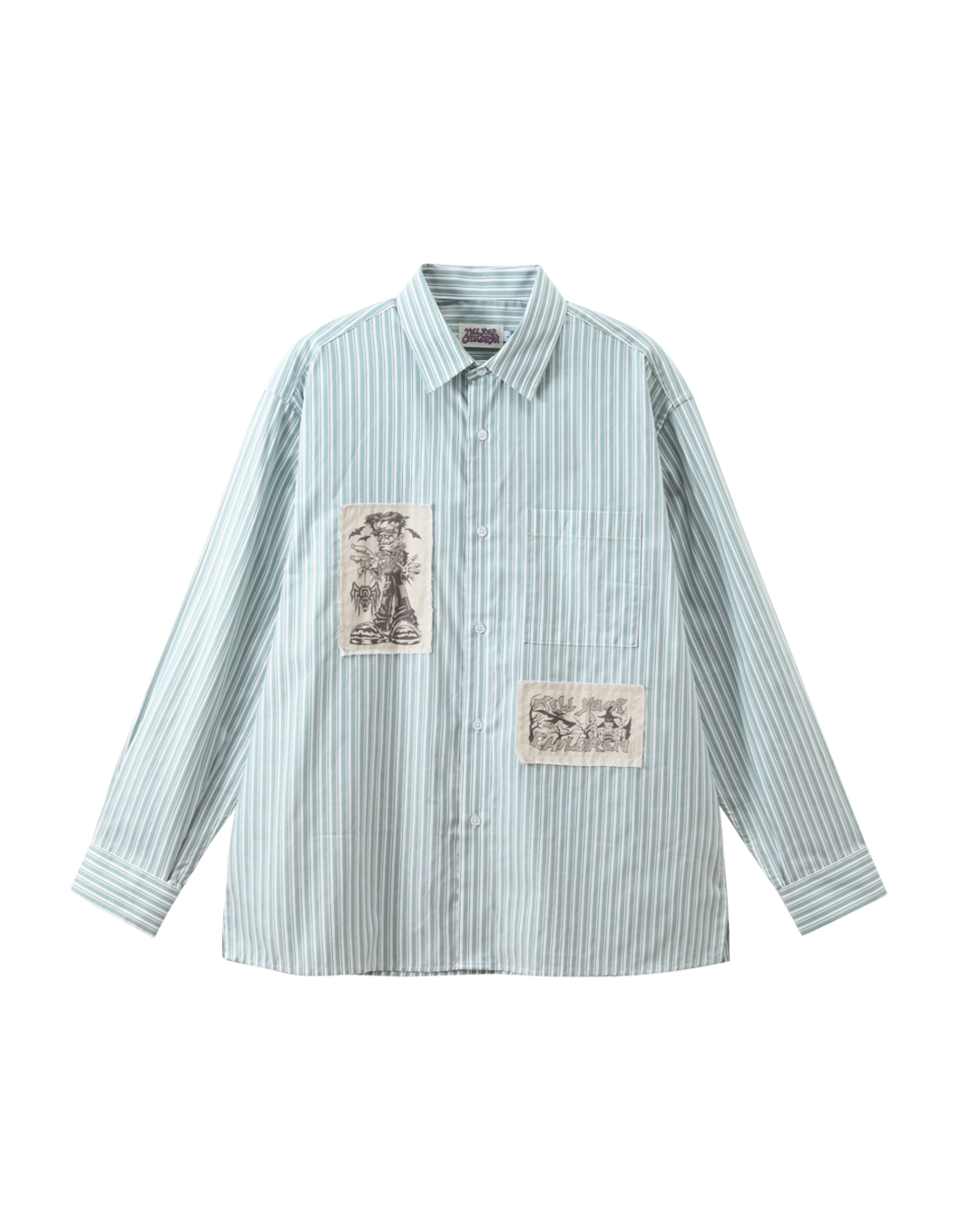 CASTLE GROUNDS STRIPED SHIRT - GREEN